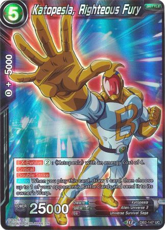 Katopesla, Righteous Fury (Reprint) (DB2-147) [Battle Evolution Booster] | Rock City Comics