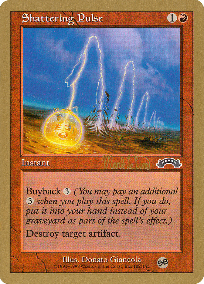 Shattering Pulse (Mark Le Pine) (SB) [World Championship Decks 1999] | Rock City Comics