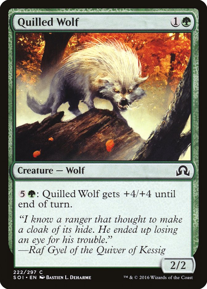 Quilled Wolf [Shadows over Innistrad] | Rock City Comics