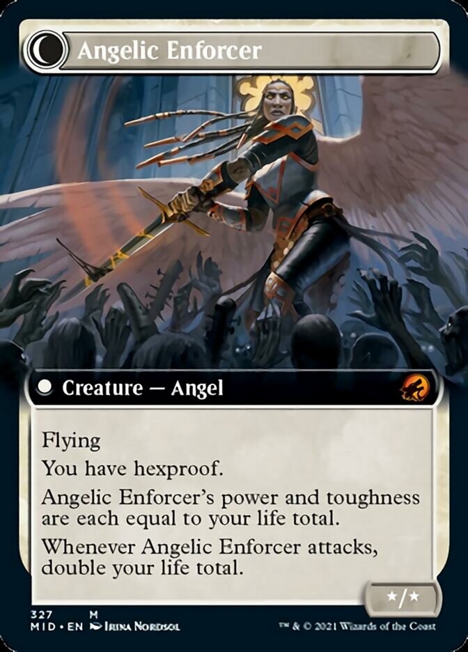 Enduring Angel // Angelic Enforcer (Extended) [Innistrad: Midnight Hunt] | Rock City Comics