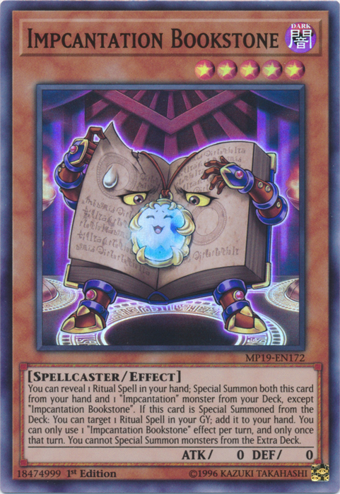 Impcantation Bookstone [MP19-EN172] Super Rare | Rock City Comics