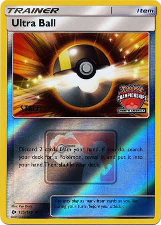 Ultra Ball (135/149) (NA Championship Promo Staff) [Sun & Moon: Base Set] | Rock City Comics