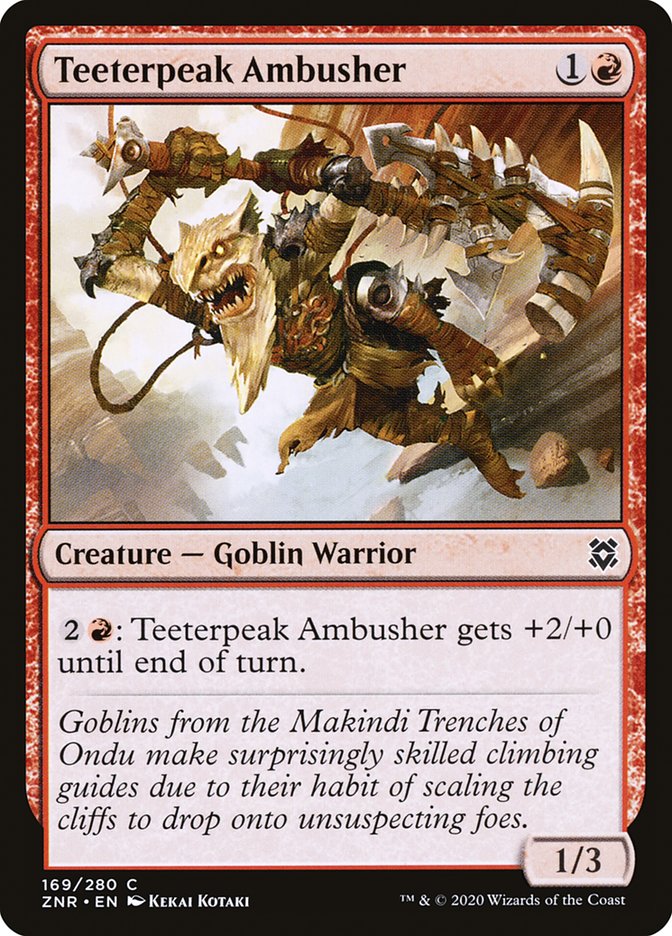 Teeterpeak Ambusher [Zendikar Rising] | Rock City Comics