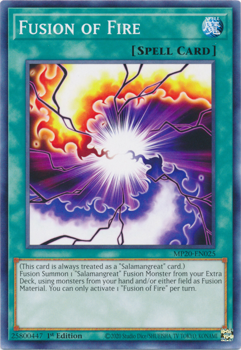 Fusion of Fire [MP20-EN025] Common | Rock City Comics
