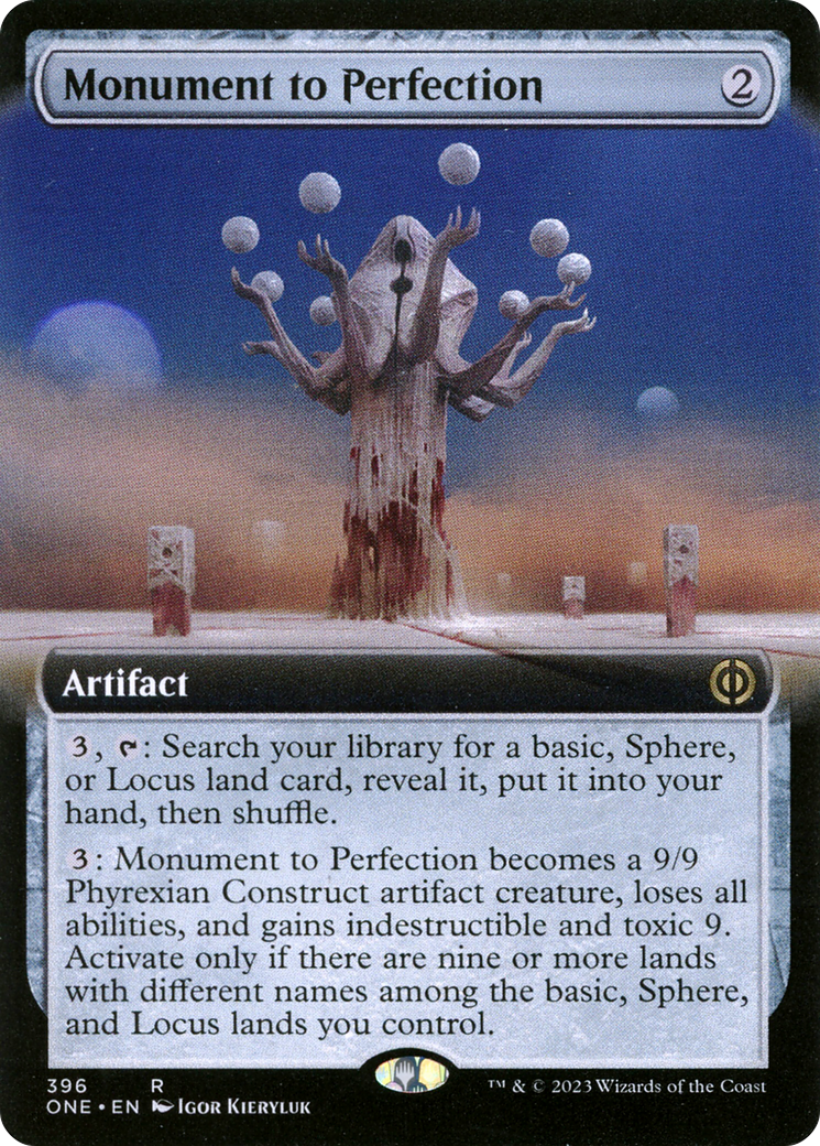 Monument to Perfection (Extended Art) [Phyrexia: All Will Be One] | Rock City Comics