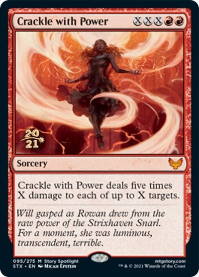 Crackle with Power [Strixhaven: School of Mages Prerelease Promos] | Rock City Comics