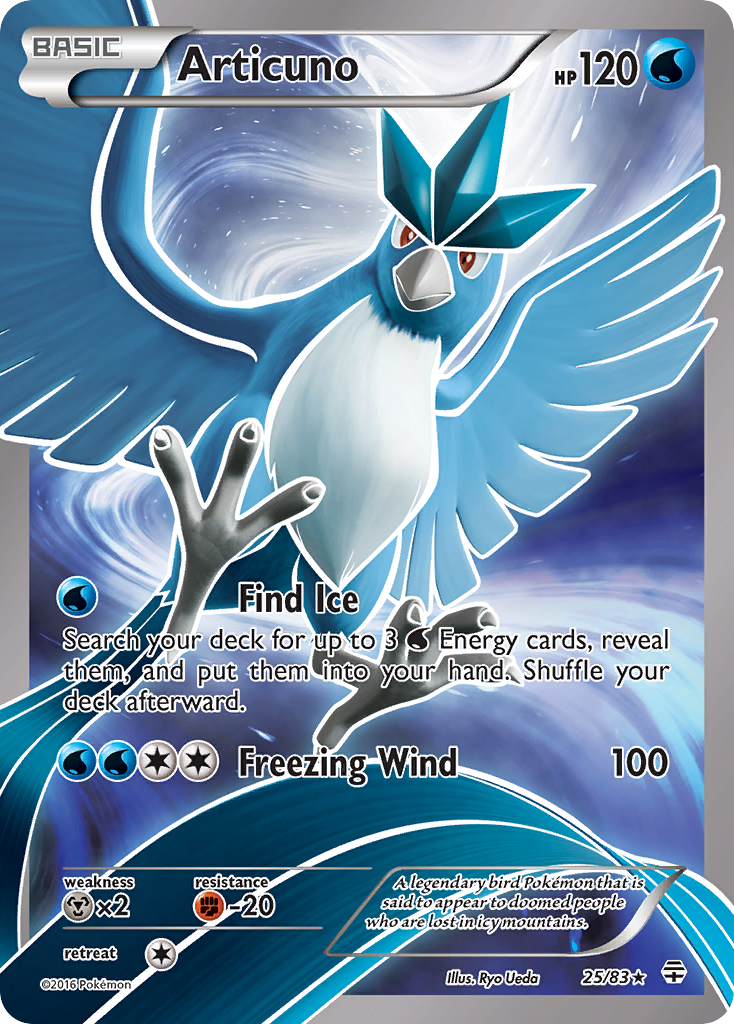 Articuno (25/83) [XY: Generations] | Rock City Comics