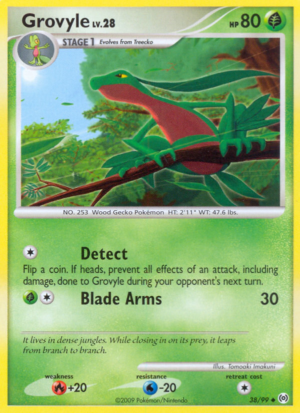 Grovyle (38/99) [Platinum: Arceus] | Rock City Comics