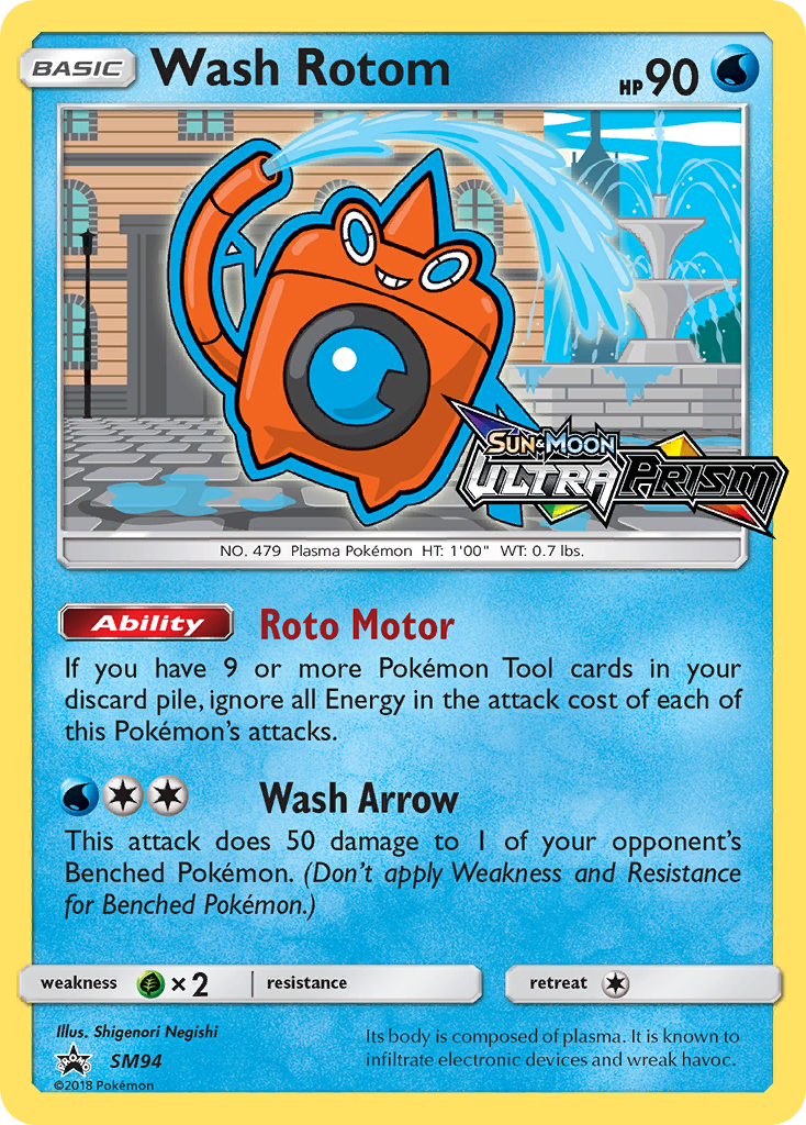 Wash Rotom (SM94) [Sun & Moon: Black Star Promos] | Rock City Comics