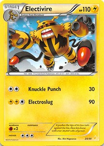 Electivire (25/30) [XY: Trainer Kit 3 - Pikachu Libre] | Rock City Comics