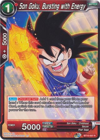 Son Goku, Bursting with Energy [BT10-007] | Rock City Comics