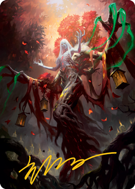 Wrenn and Seven Art Card (Gold-Stamped Signature) [Innistrad: Midnight Hunt Art Series] | Rock City Comics