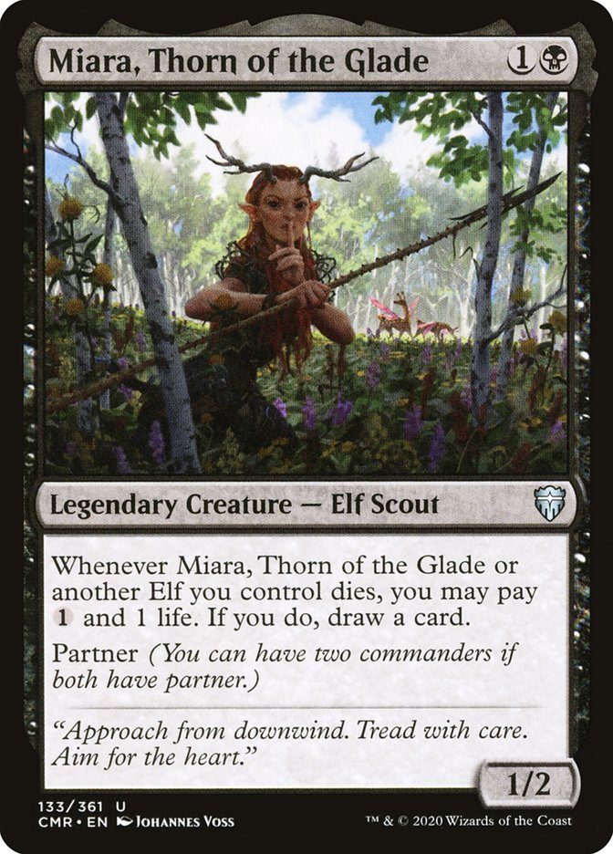 Miara, Thorn of the Glade [Commander Legends] | Rock City Comics