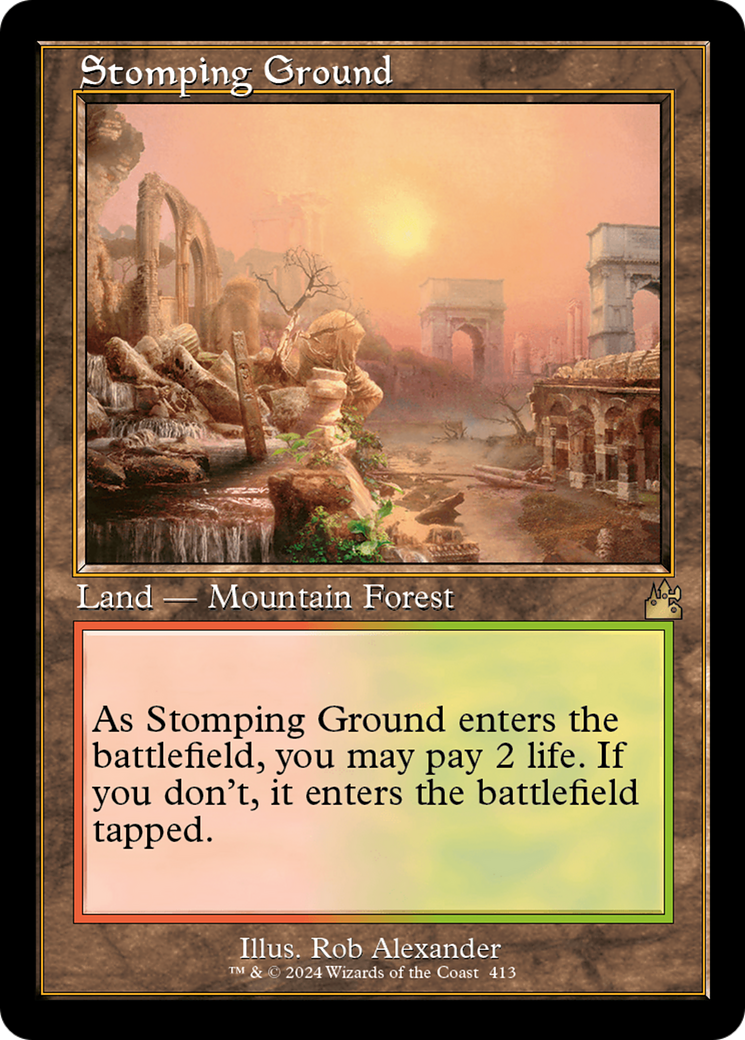 Stomping Ground (Retro) [Ravnica Remastered] | Rock City Comics