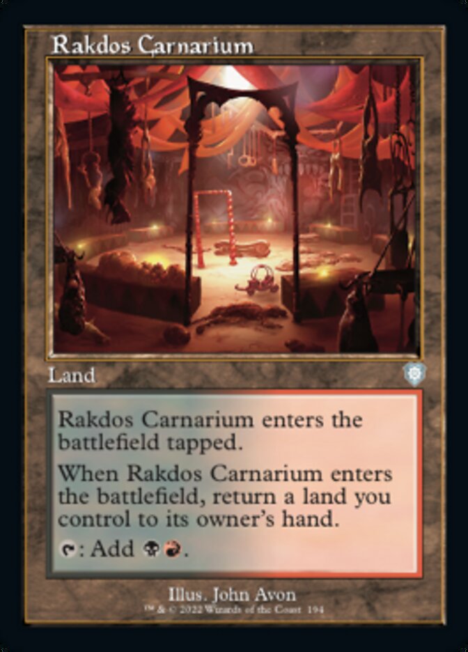 Rakdos Carnarium (Retro) [The Brothers' War Commander] | Rock City Comics