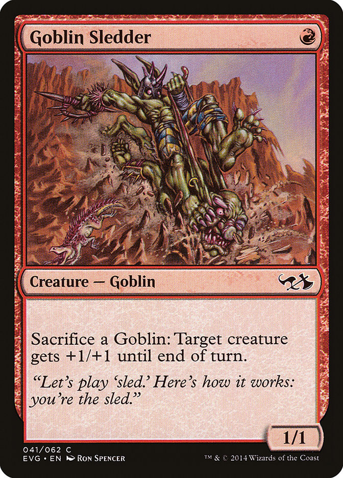 Goblin Sledder (Elves vs. Goblins) [Duel Decks Anthology] | Rock City Comics