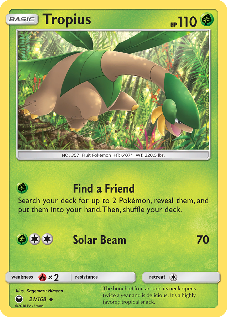 Tropius (21/168) [Sun & Moon: Celestial Storm] | Rock City Comics