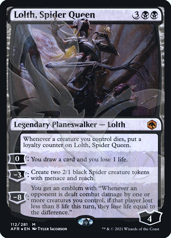 Lolth, Spider Queen (Ampersand Promo) [Dungeons & Dragons: Adventures in the Forgotten Realms Promos] | Rock City Comics