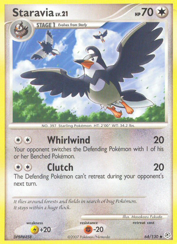 Staravia (64/130) [Diamond & Pearl: Base Set] | Rock City Comics