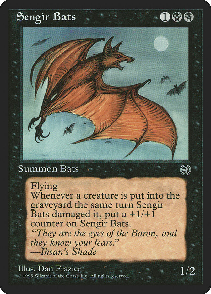 Sengir Bats (Ihsan's Shade Flavor Text) [Homelands] | Rock City Comics