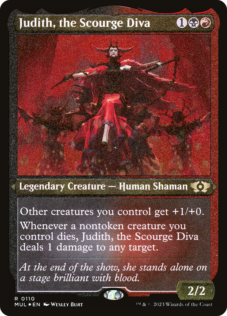 Judith, the Scourge Diva (Foil Etched) [Multiverse Legends] | Rock City Comics