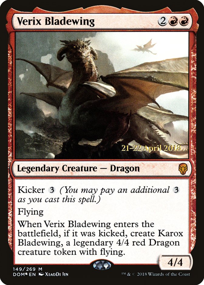 Verix Bladewing  [Dominaria Prerelease Promos] | Rock City Comics