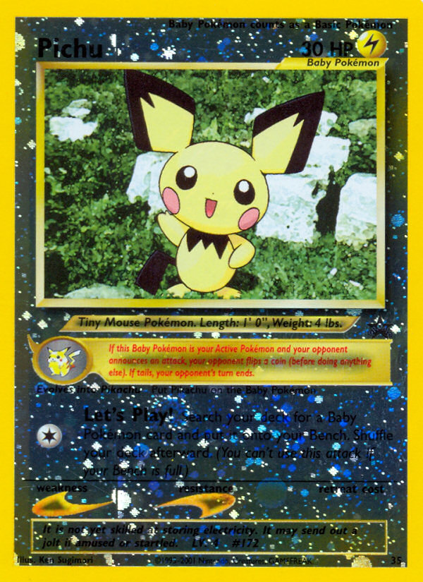 Pichu (35) [Wizards of the Coast: Black Star Promos] | Rock City Comics