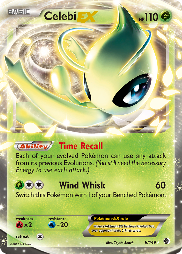 Celebi EX (9/149) [Black & White: Boundaries Crossed] | Rock City Comics