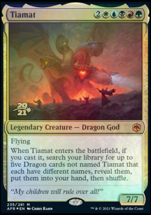 Tiamat [Dungeons & Dragons: Adventures in the Forgotten Realms Prerelease Promos] | Rock City Comics