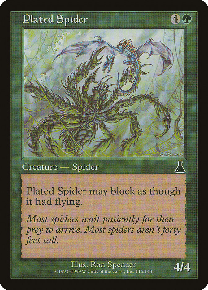 Plated Spider [Urza's Destiny] | Rock City Comics