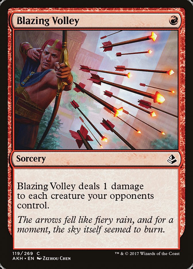 Blazing Volley [Amonkhet] | Rock City Comics