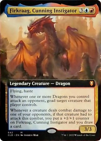 Firkraag, Cunning Instigator (Extended Art) [Commander Legends: Battle for Baldur's Gate] | Rock City Comics