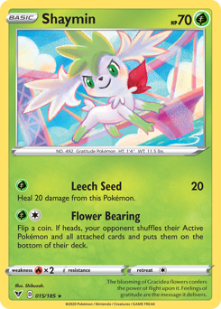 Shaymin (015/185) [Sword & Shield: Vivid Voltage] | Rock City Comics