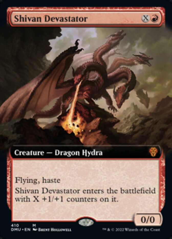 Shivan Devastator (Extended Art) [Dominaria United] | Rock City Comics