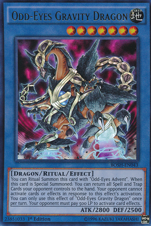 Odd-Eyes Gravity Dragon [BOSH-EN043] Ultra Rare | Rock City Comics