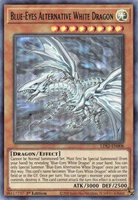 Blue-Eyes Alternative White Dragon (Green) [LDS2-EN008] Ultra Rare | Rock City Comics