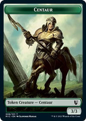 Centaur // Wolf Double-sided Token [Innistrad: Midnight Hunt Commander] | Rock City Comics