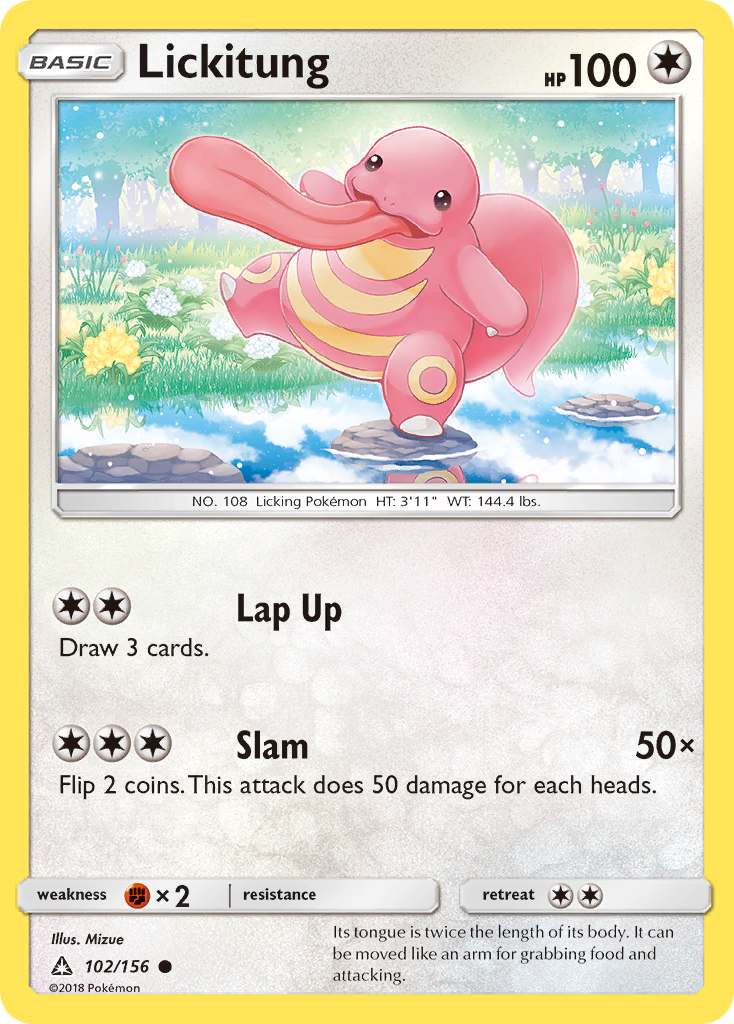 Lickitung (102/156) [Sun & Moon: Ultra Prism] | Rock City Comics