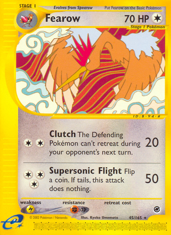 Fearow (45/165) [Expedition: Base Set] | Rock City Comics