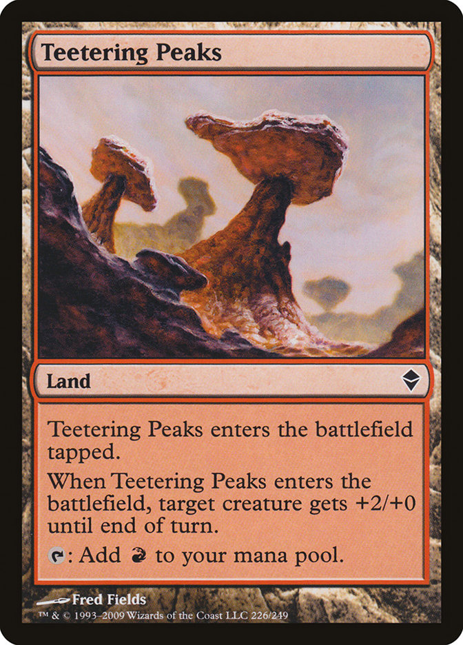 Teetering Peaks [Zendikar] | Rock City Comics