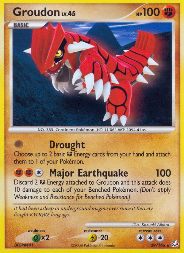 Groudon (29/146) [Diamond & Pearl: Legends Awakened] | Rock City Comics