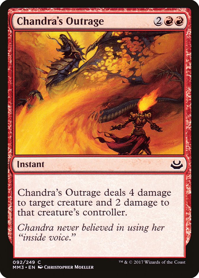 Chandra's Outrage [Modern Masters 2017] | Rock City Comics