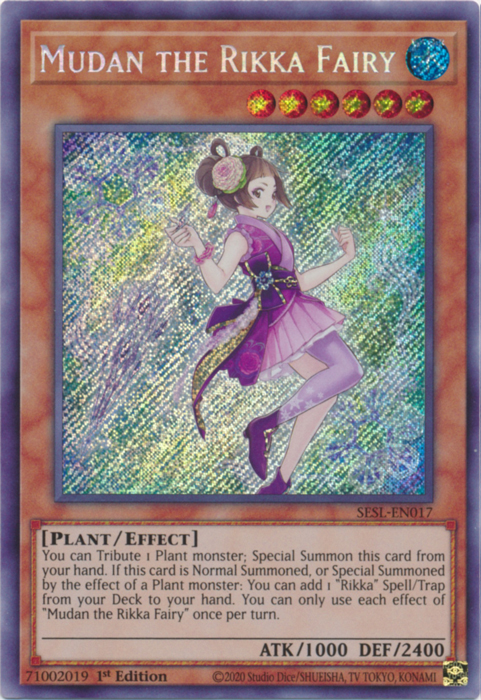 Mudan the Rikka Fairy [SESL-EN017] Secret Rare | Rock City Comics