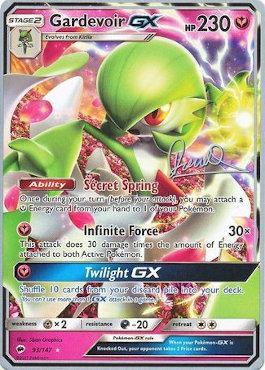 Gardevoir GX (93/147) (Infinite Force - Diego Cassiraga) [World Championships 2017] | Rock City Comics