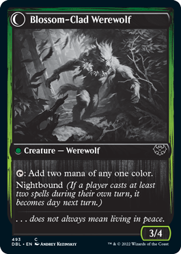 Weaver of Blossoms // Blossom-Clad Werewolf [Innistrad: Double Feature] | Rock City Comics