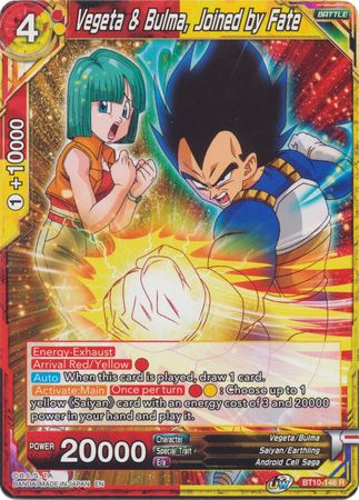 Vegeta & Bulma, Joined by Fate (BT10-146) [Rise of the Unison Warrior 2nd Edition] | Rock City Comics