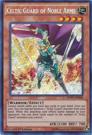 Celtic Guard of Noble Arms [MVP1-ENS48] Secret Rare | Rock City Comics