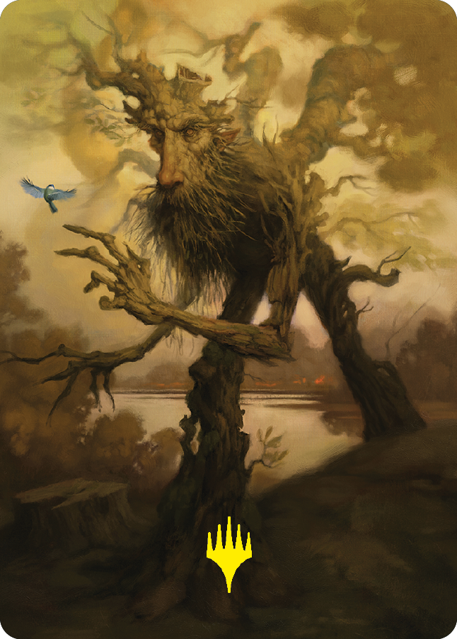 Treefolk Token Art Card (Gold-Stamped Signature) [The Lord of the Rings: Tales of Middle-earth Art Series] | Rock City Comics