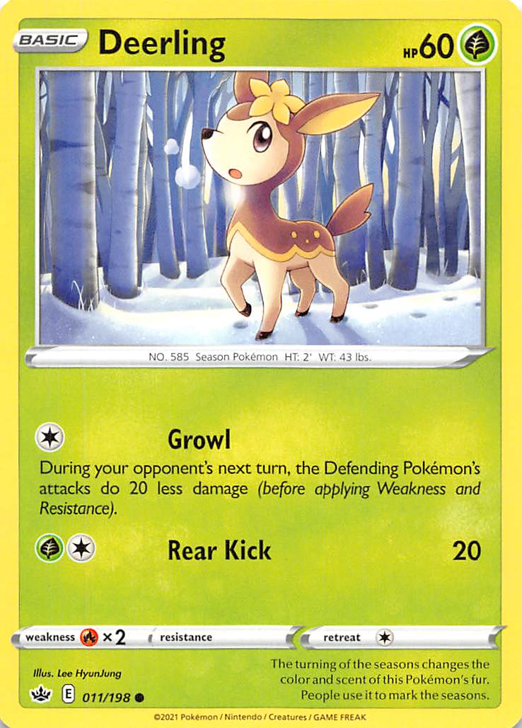 Deerling (011/198) [Sword & Shield: Chilling Reign] | Rock City Comics