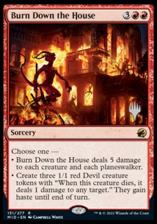 Burn Down the House (Promo Pack) [Innistrad: Midnight Hunt Promos] | Rock City Comics